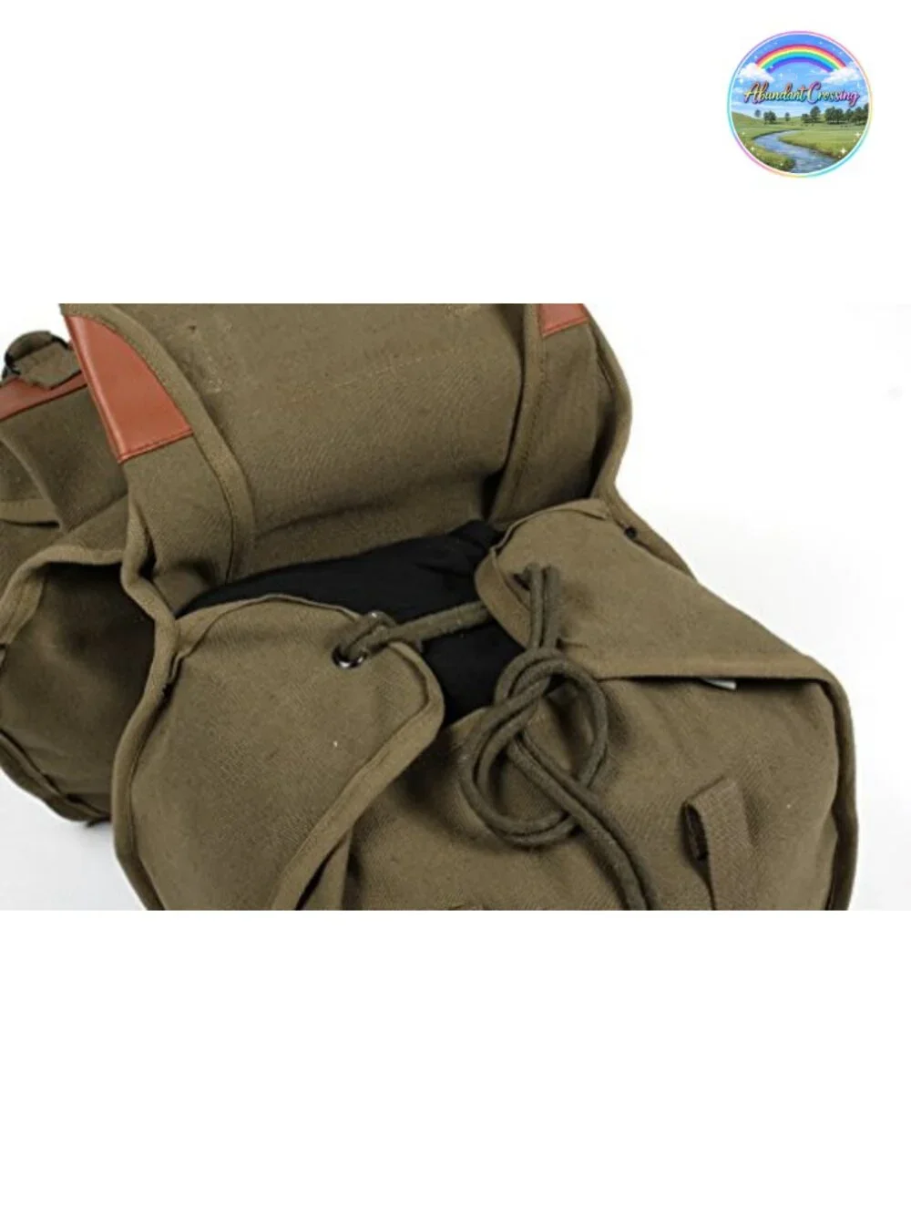Heavy-Duty Saddle Bag for Motorcycle - Cotton Canvas Pannier